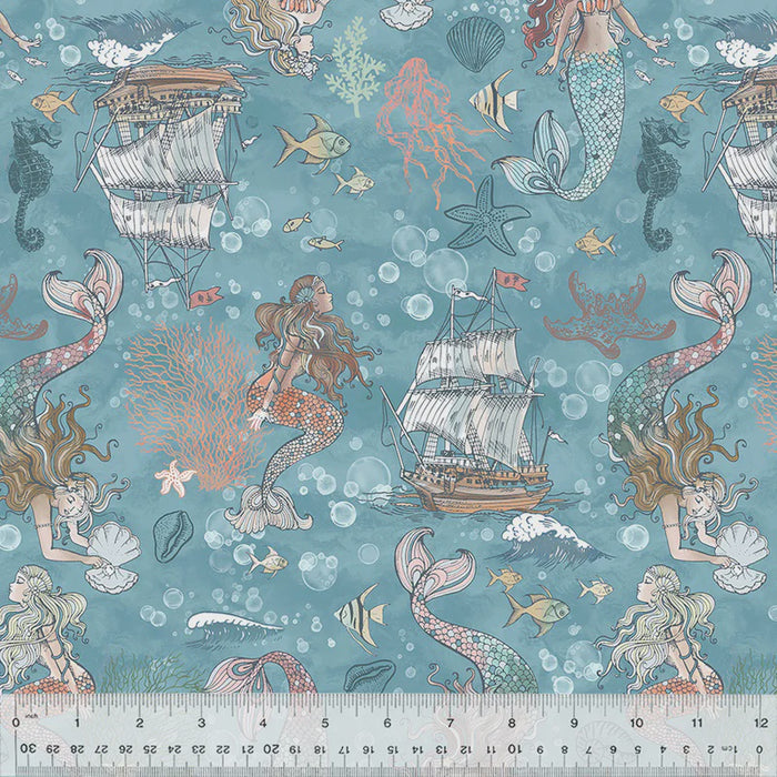 Ocean Song A Mermaid's Tale, Ocean fabric