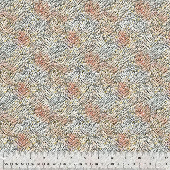 Ocean Song Mermaid Scales, Coral fabric