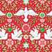 Peace on Earth Damask Ruby by Amanda Murphy || Benartex
