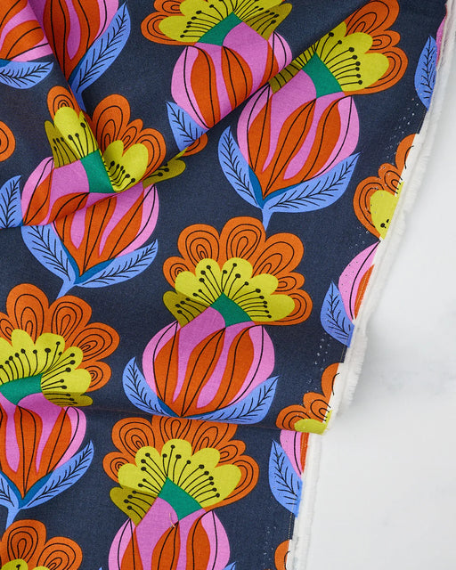 Peacock Night quilting fabric from the Our Fair Home collection by Anna Maria Horner