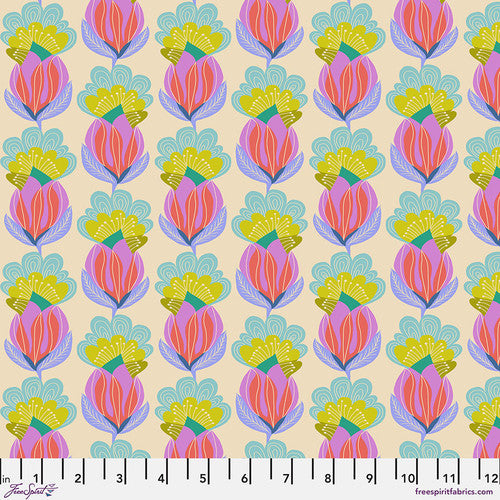 Peacock Small Day quilting fabric from the Our Fair Home collection by Anna Maria Horner