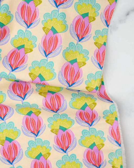 Peacock Small Day quilting fabric from the Our Fair Home collection by Anna Maria Horner