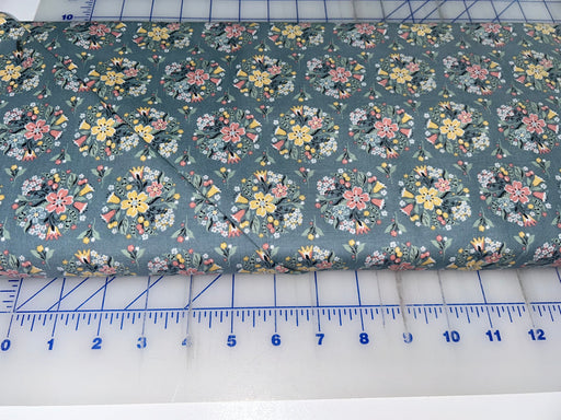 Songbird Serenade Bridal Boquet Blue fabric - SS23611
