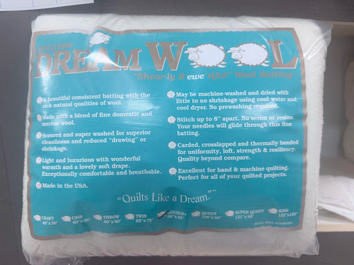 Quilters Dream Wool batting batting 96 x 93