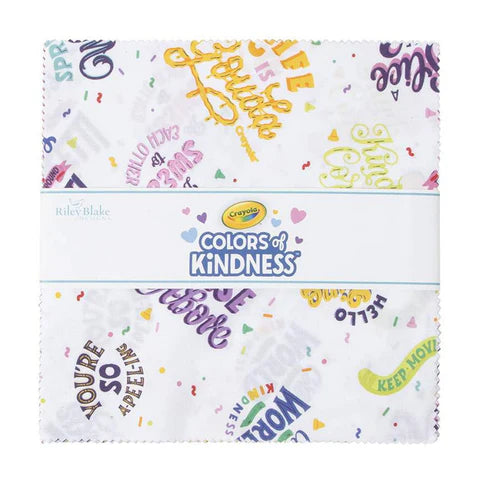 Colors of Kindness Layer Cake || Riley Blake Designs
