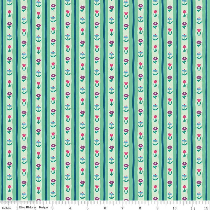 The Genesis of a Journey Bavarian Mint fabric