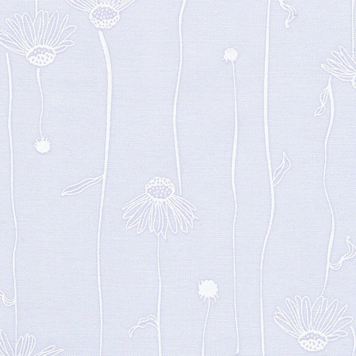 Wishwell: Alabaster Hues Daisy Vine Lavender fabric