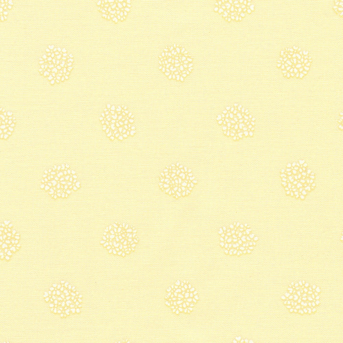 Wishwell: Alabaster Hues Hydrangea Sunshine fabric