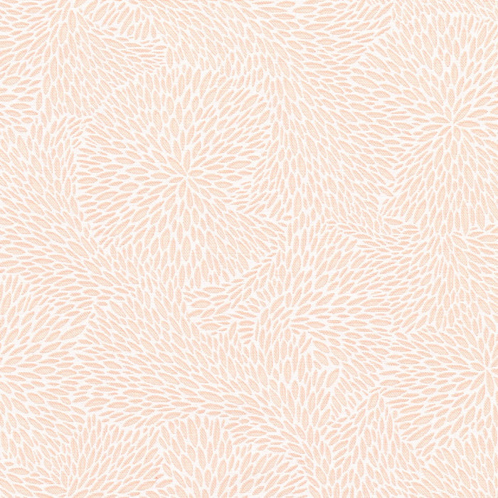 Wishwell: Alabaster Hues Petal Mosaic Ice Peach fabric
