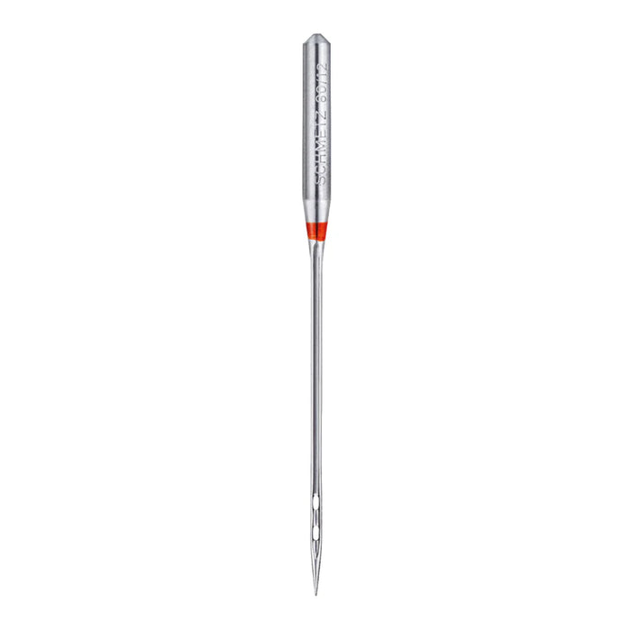 Schmetz double eyed Sewing needle  on a white background