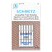 Schmetz jersey ball point needles size 80/12 5 pack in packaging on a white background