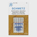 Schmetz embroidery needles size 75/11 packaging on a white background