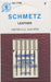 pack of 5 Schmetz Leather needles size 18/110