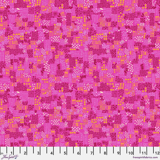 La Dolce Vita – Seeds Magenta fabric by the yard - SKU