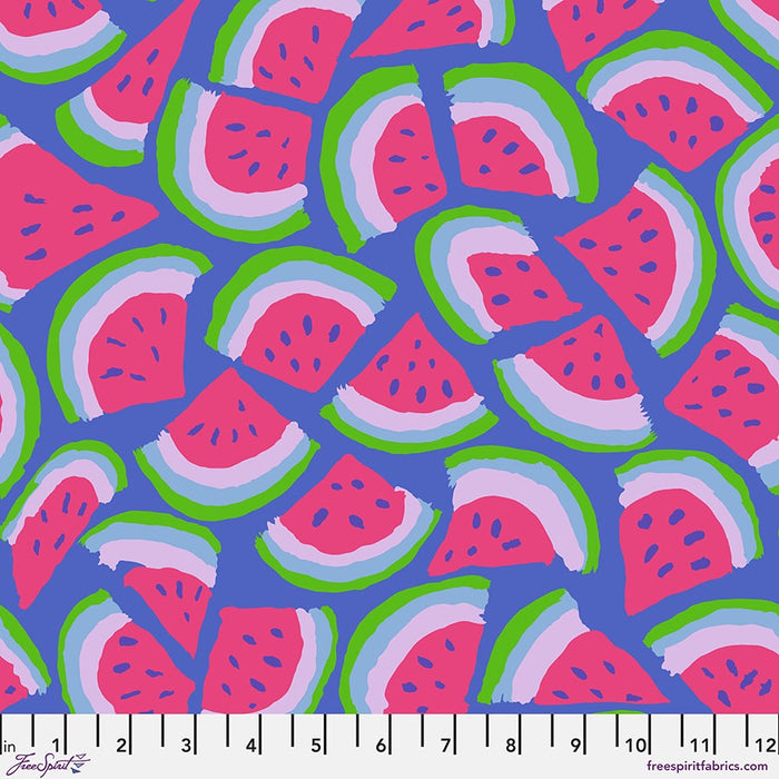 Slice in Blue Kaffe Fassett Collective August 2025 fabric