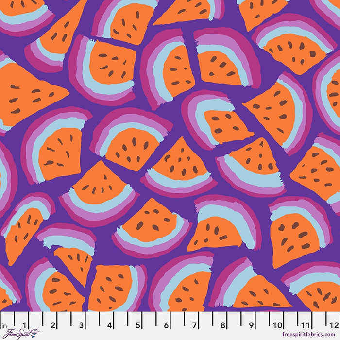 Slice in Purple Kaffe Fassett Collective August 2025 fabric