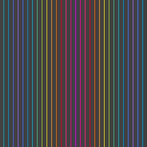 Spectrum Stripe Night fabric A-1447-L - Color Wheel collection by Alison Glass
