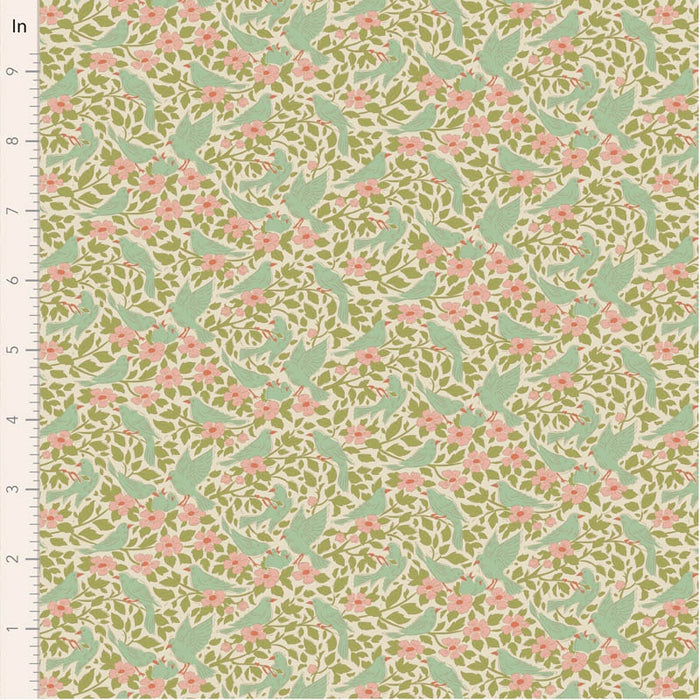 Tilda Songbird Ava in Green fabric