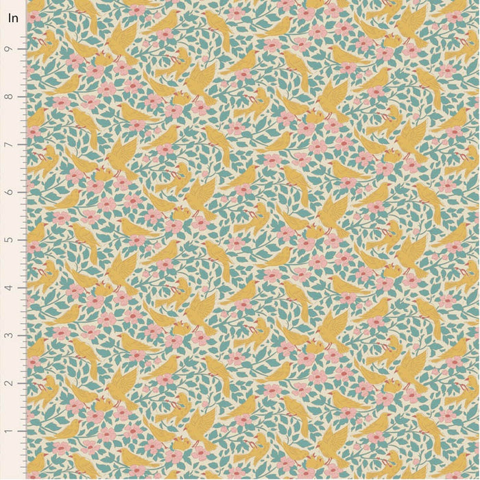 Tilda Songbird Ava in Teal fabric