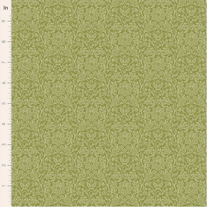 Tilda Songbird Lila in Green fabric