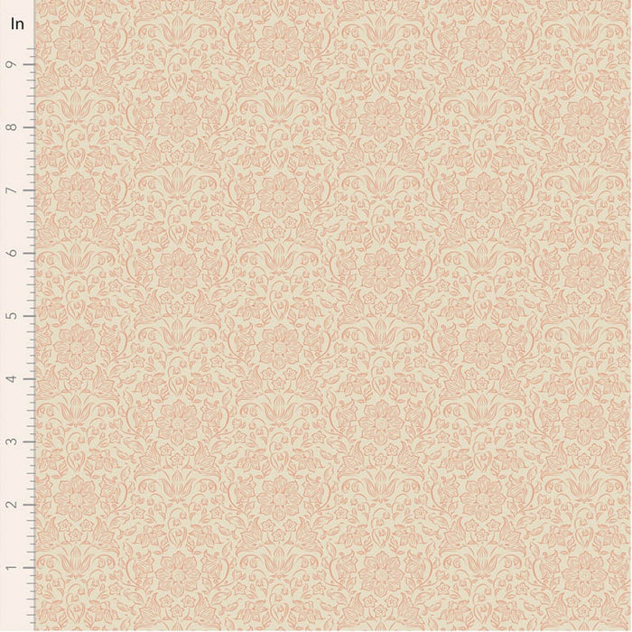 Tilda Songbird Lila in Peach fabric