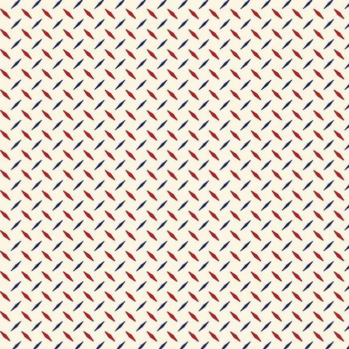 Path to Freedom Diamond Geo Cream fabric