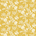 Yellow Floral yardage 826-44 Yellow Tranquility fabric collection by Kim Diehl for Henry Glass &amp; Co.