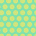 Roar! Mint Dinosaur Eggs fabric by Tula Pink