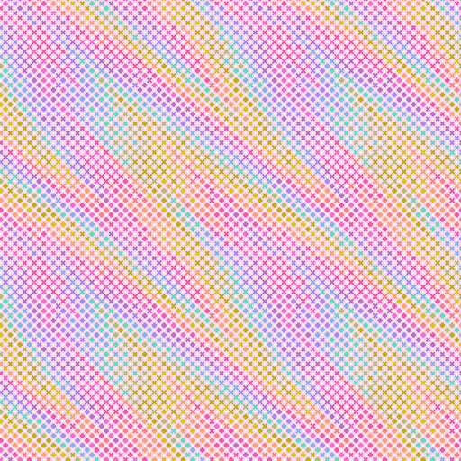 Roar Blush Northern Lights fabric by Tula Pink