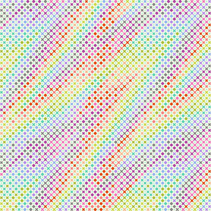 Roar Mint Northern Lights fabric by Tula Pink