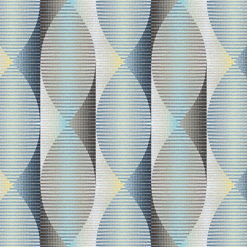 Twisted Ribbons 108" Turquoise fabric 3340W-76

