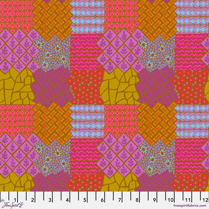 Walkway Caramel quilting fabric from the Our Fair Home collection by Anna Maria Horner
