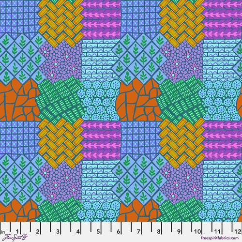 Walkway Juniper quilting fabric from the Our Fair Home collection by Anna Maria Horner