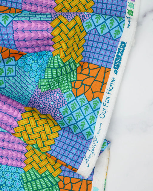 Walkway Juniper quilting fabric from the Our Fair Home collection by Anna Maria Horner