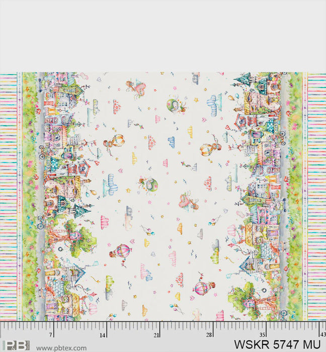 Whiskerville Street Scene Double Border