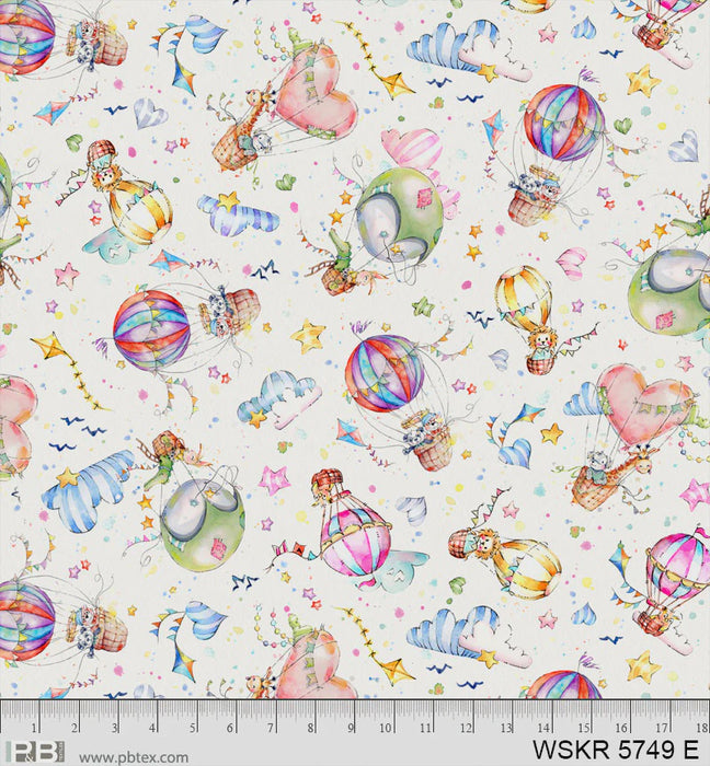 Whiskerville White Hot Air Balloon Toss