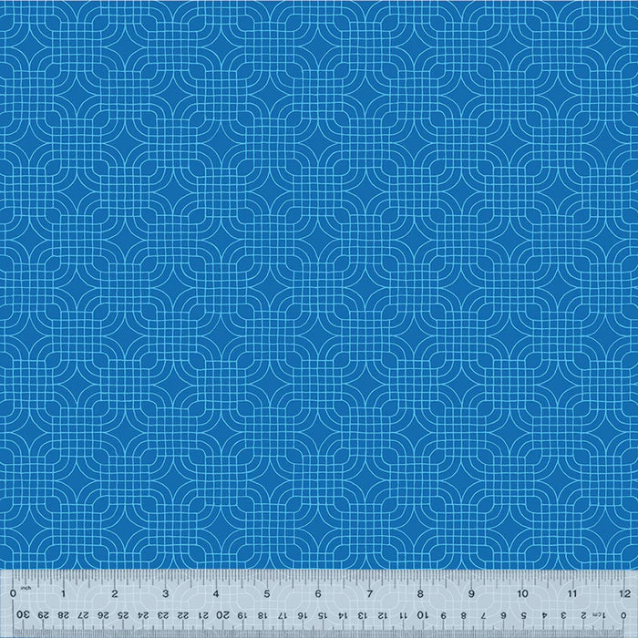 Foundation 2 Hypnosis Blue fabric