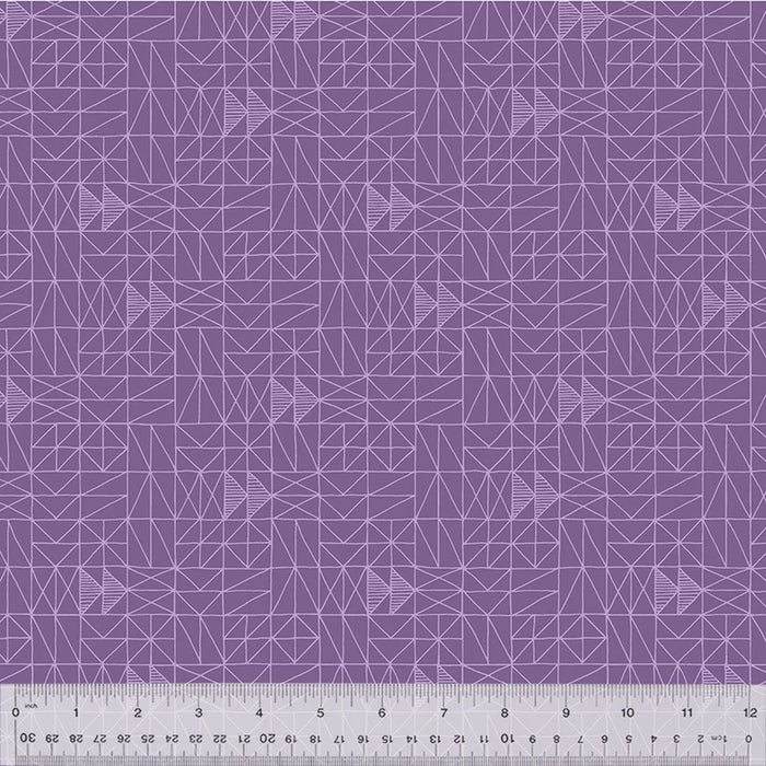 Foundation 2 Patchwork Purple fabric