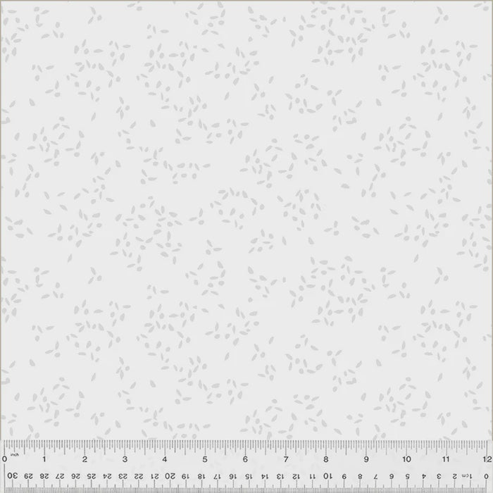 Frosting Pixie Dust White on White fabric