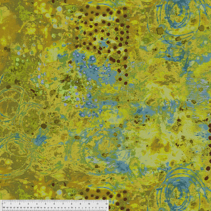 Spotted Graffiti fabric Land + Sea by Marcia Derse